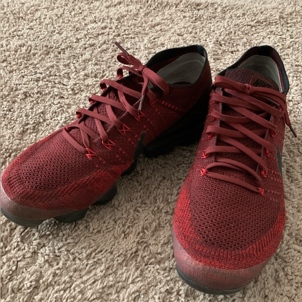 Nike vapormax flyknit 1 Red Sz 12